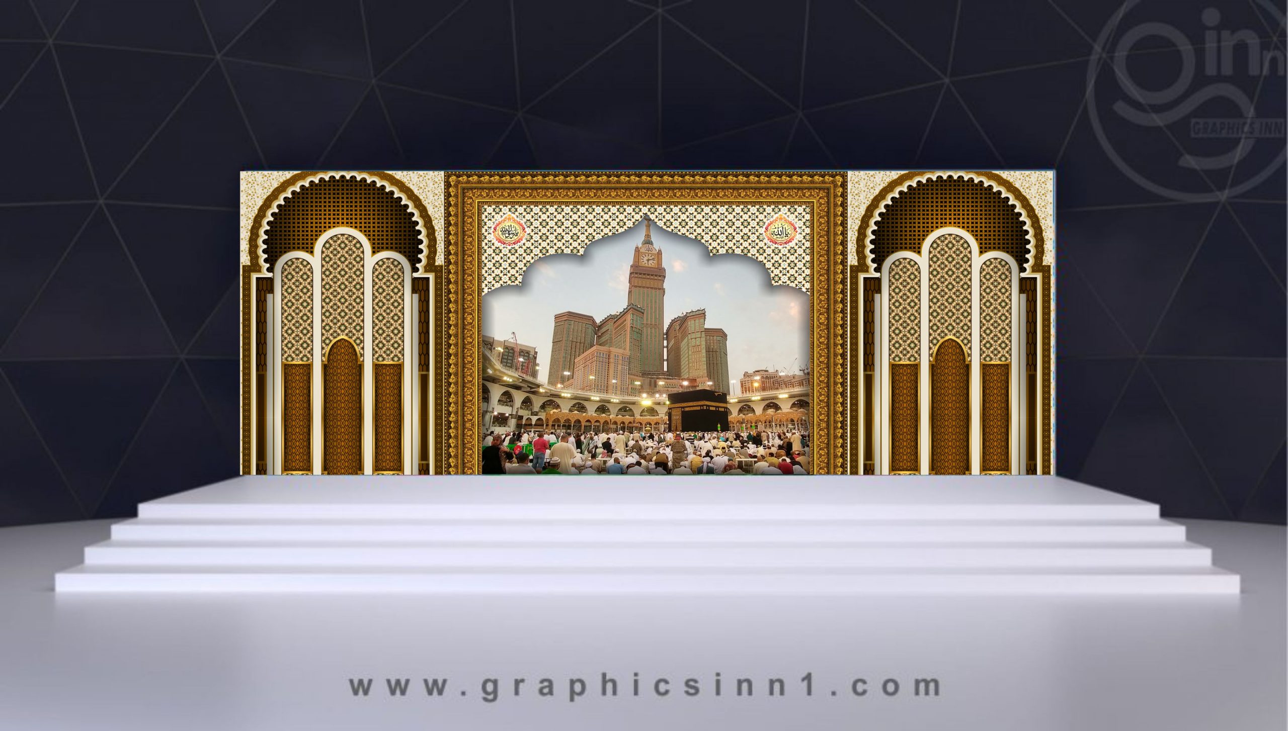 Mehfil Stage Flex Design with CDR File