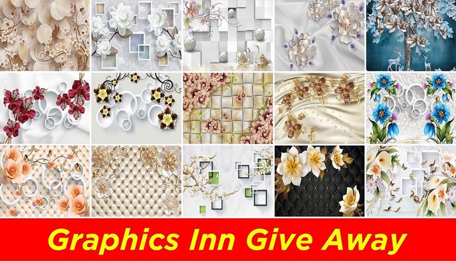 15+ 3D Wall Wallpapers Give Away