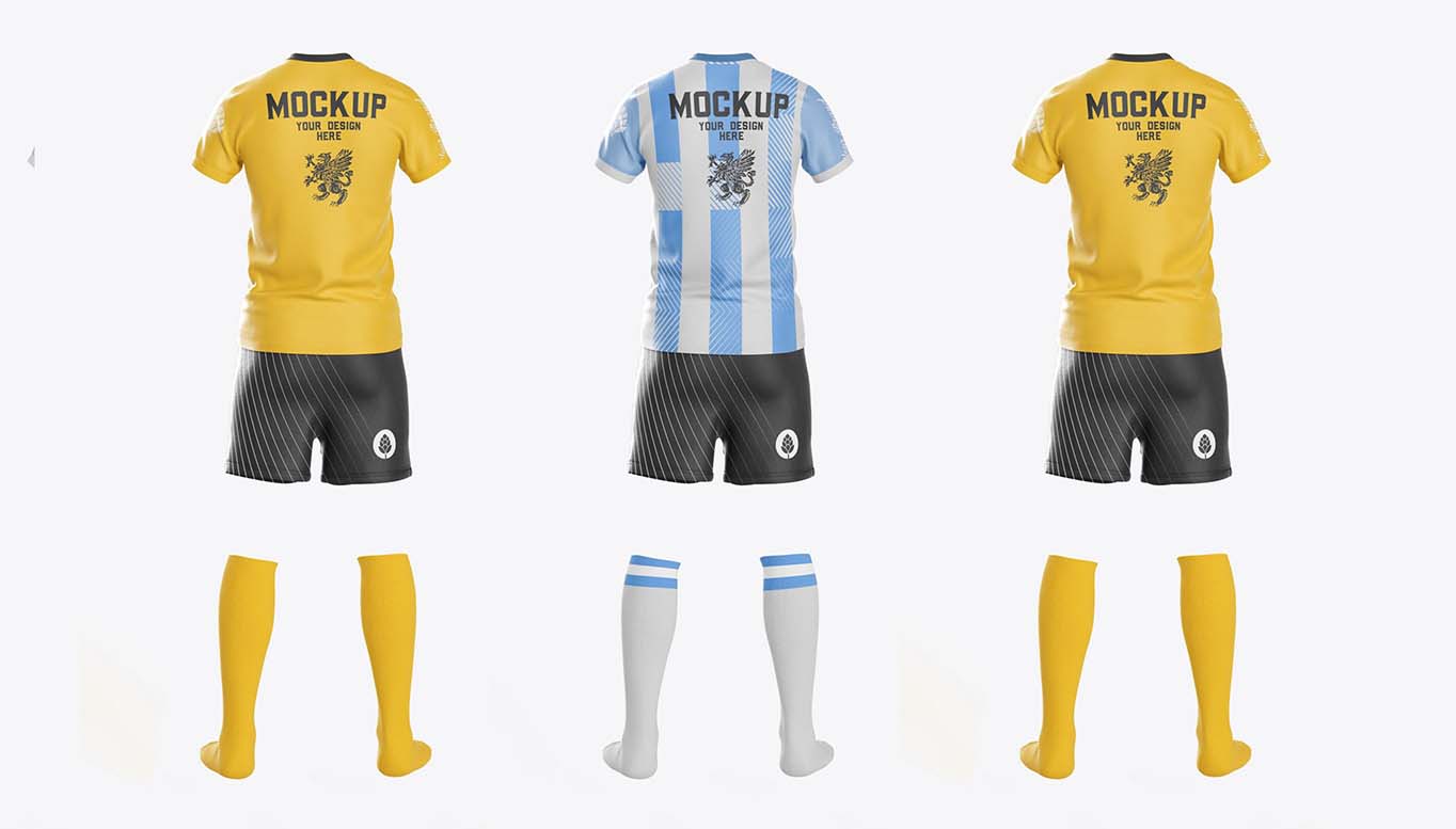 Football Kit - Sports Tshirt Mockup Free Download