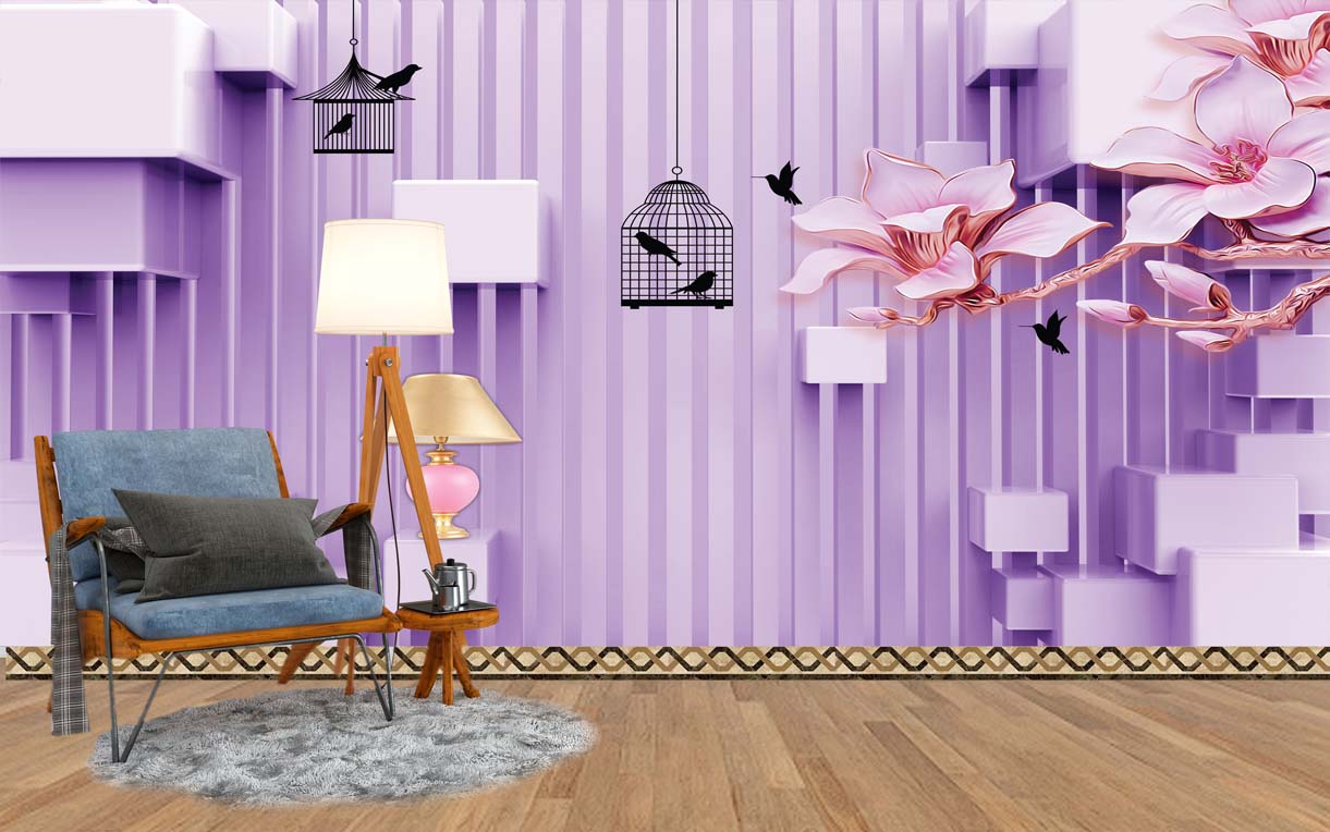 3d Wallpaper Modern Art Living Room Tv Wallpaper Free Download