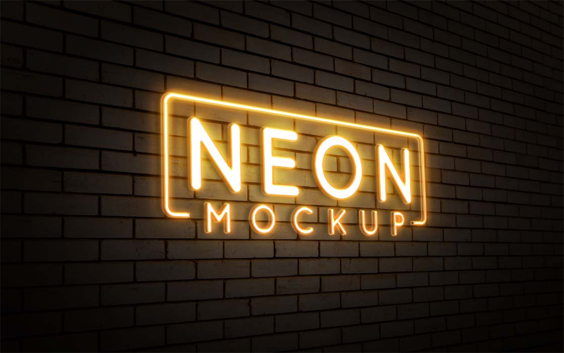 Bricks Texture Effect Logo Mockup Free Download