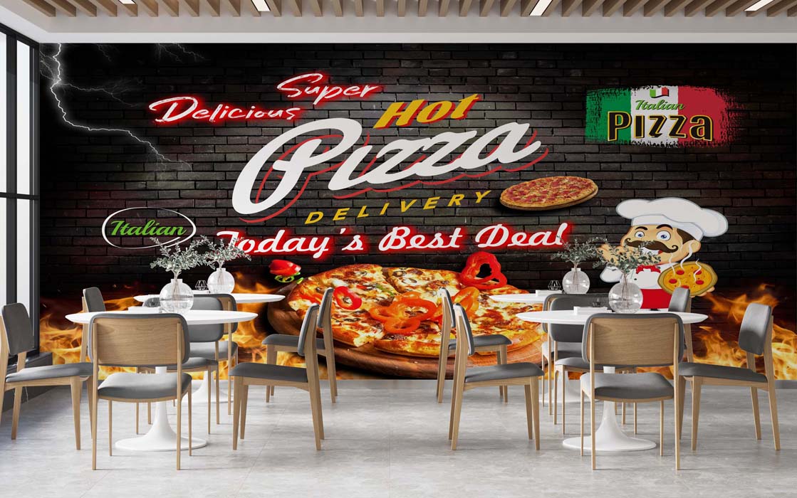 Fast Food Restaurant Wall Decor Wallpaper Free Download