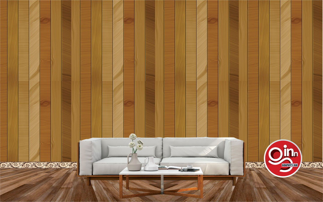 3D Wooden Palling Flex Wall Decor wallpaper Free Download