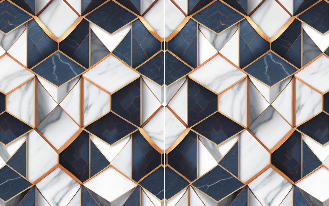 blue white background with circles word