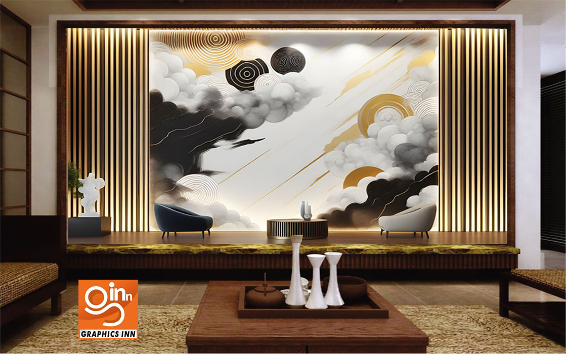 3D Luxury Classic Interior Palling Wallpaper - Wooden Palling