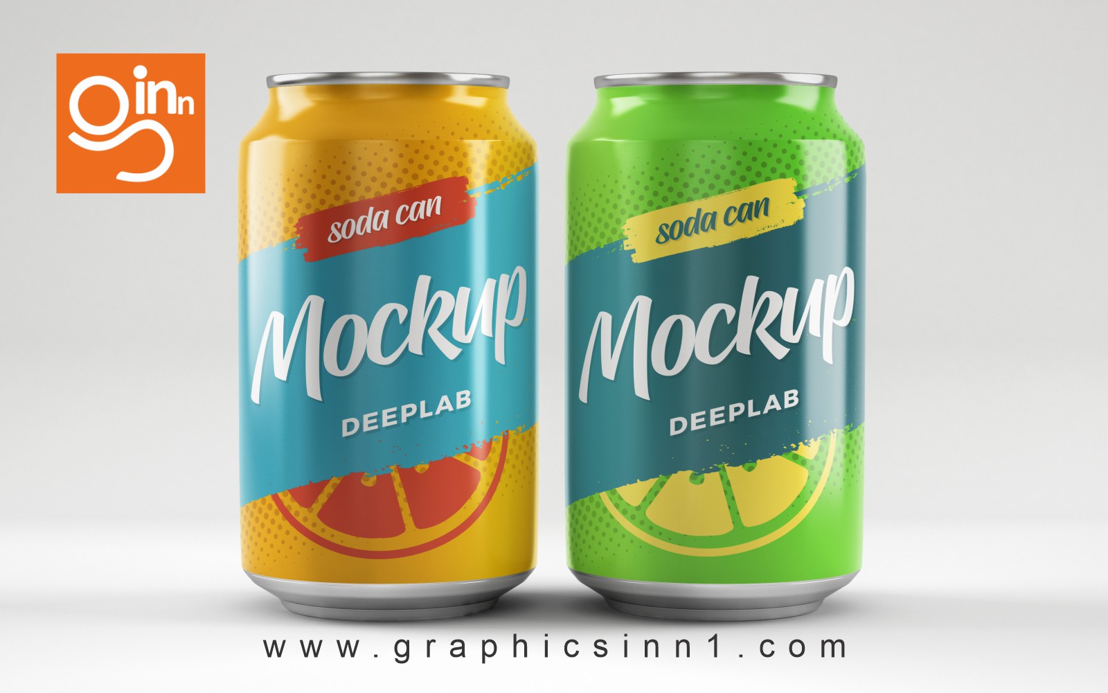 Soda Can Mockup